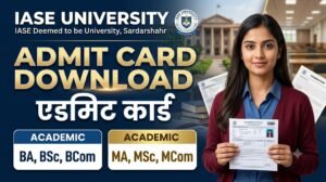 IASE University Admit Card 2026
