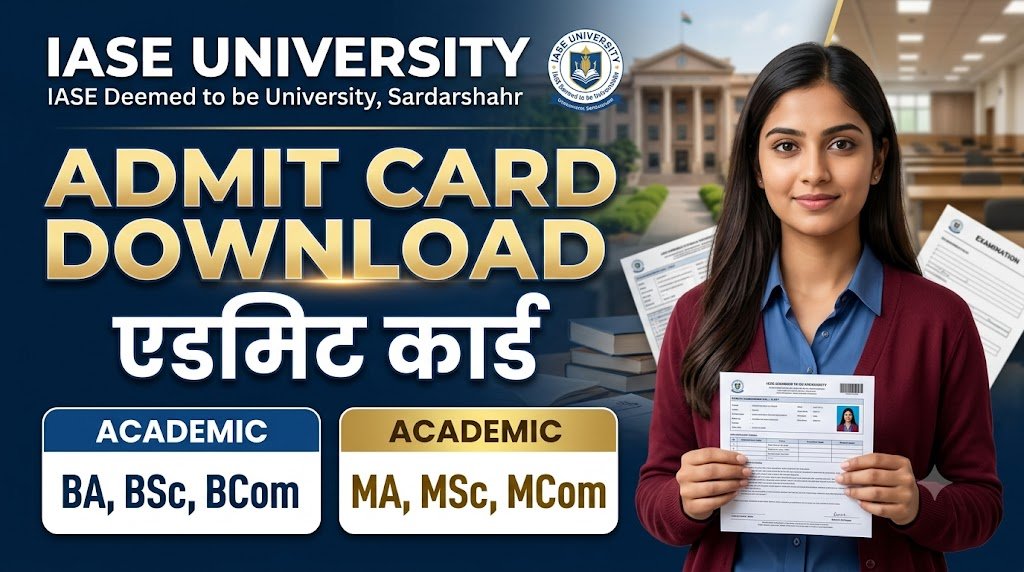 IASE University Admit Card 2026