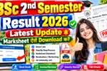 Bsc 2nd semester Result 2026
