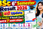 Bsc 6th semester Result 2026