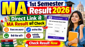 MA 1st semester Result 2026