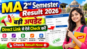 MA 2nd semester Result 2026