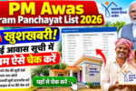 PM Awas Gram Panchayat List 2026