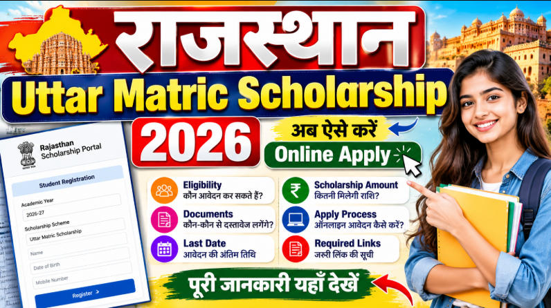 Rajasthan Uttar Matric Scholarship 2026