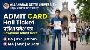 Allahabad State University Admit Card