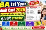 BA 1st Year Admit Card 2026