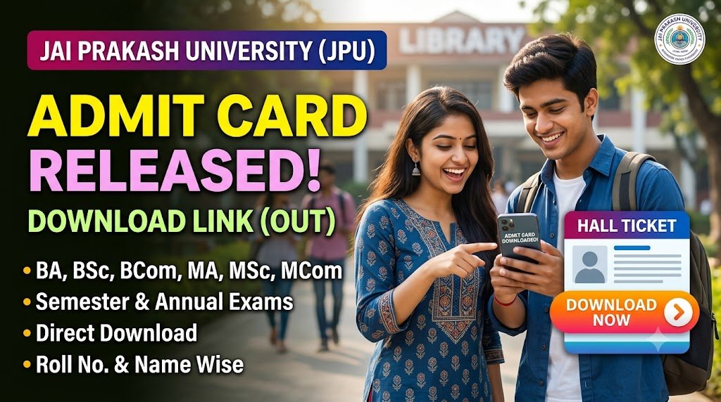 JPU Admit Card 2026