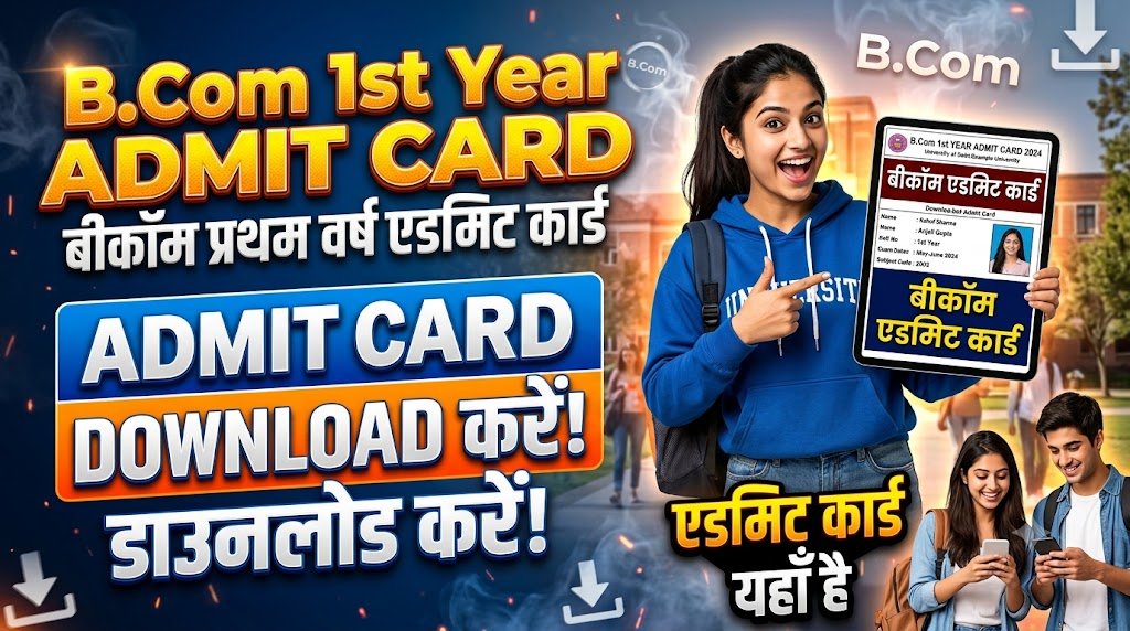 Bcom 1st Year Admit Card 2026