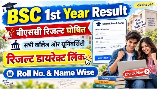 BSc 1st Year Result 2026