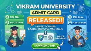 Vikram University Admit Card 2026