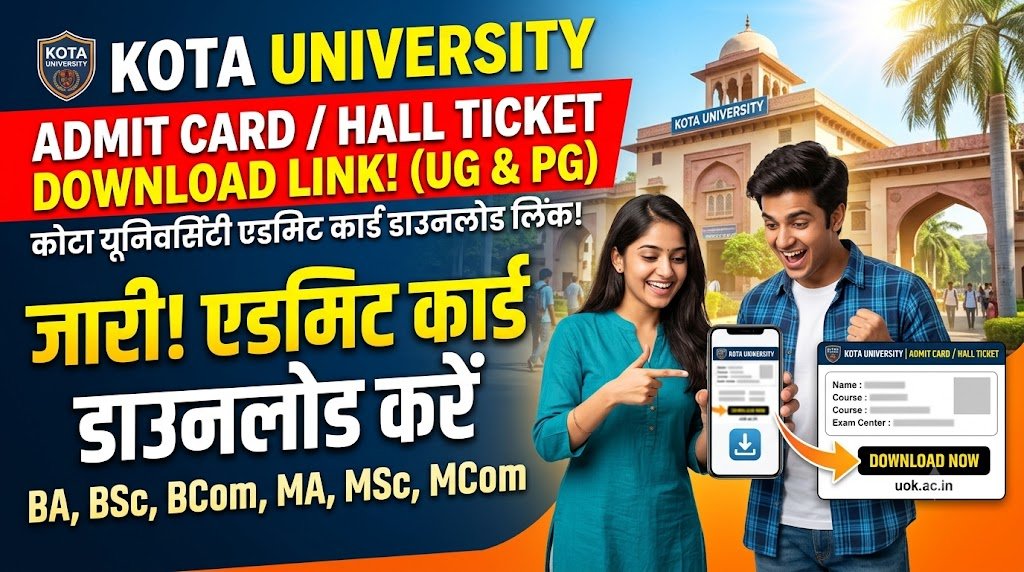 Kota University Admit Card 2026