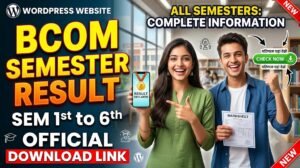 BCom Semester Result 2026
