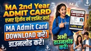 MA 2nd Year Admit Card 2026
