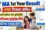 MA 1st year Result 2026