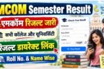 Mcom semester Result