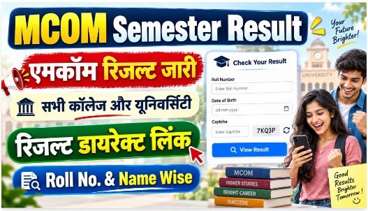 Mcom semester Result