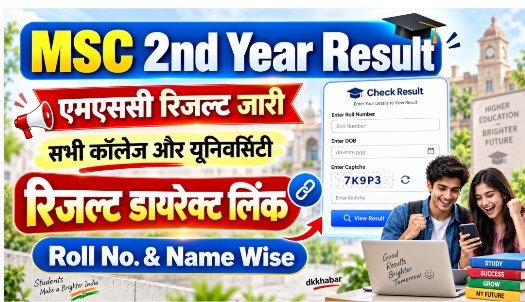 Msc 2nd year Result 2026