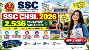 SSC CHSL Vacancy