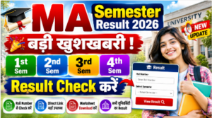 MA semester Result 2026