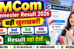 Mcom semester Result 2026