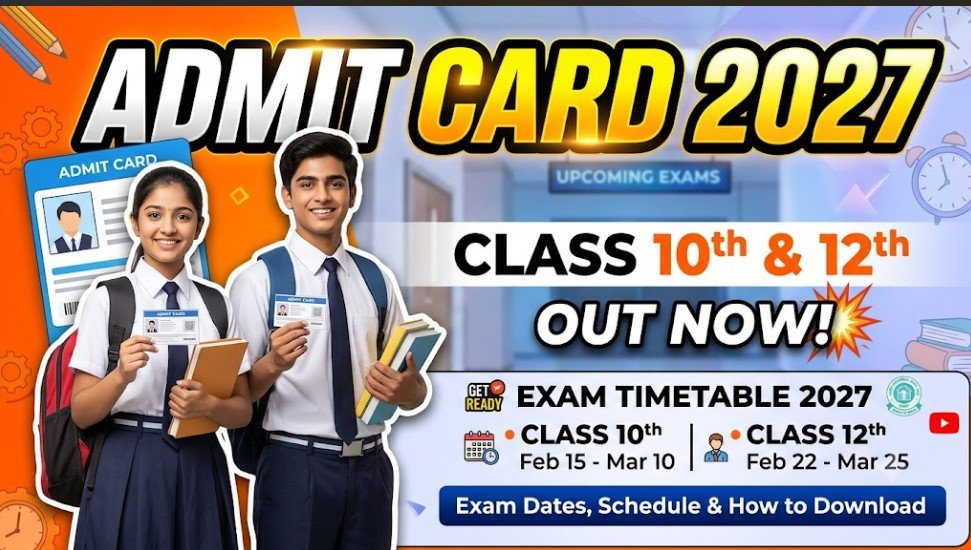 Class 10th 12th Admit Card 2027